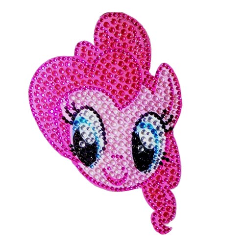 My Little Pony Pinkie Pie Face Crystal Studded Decal